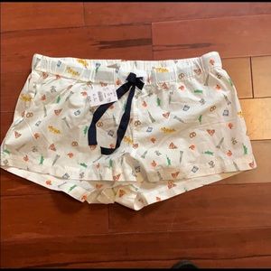 J. Crew pajama shorts brand new